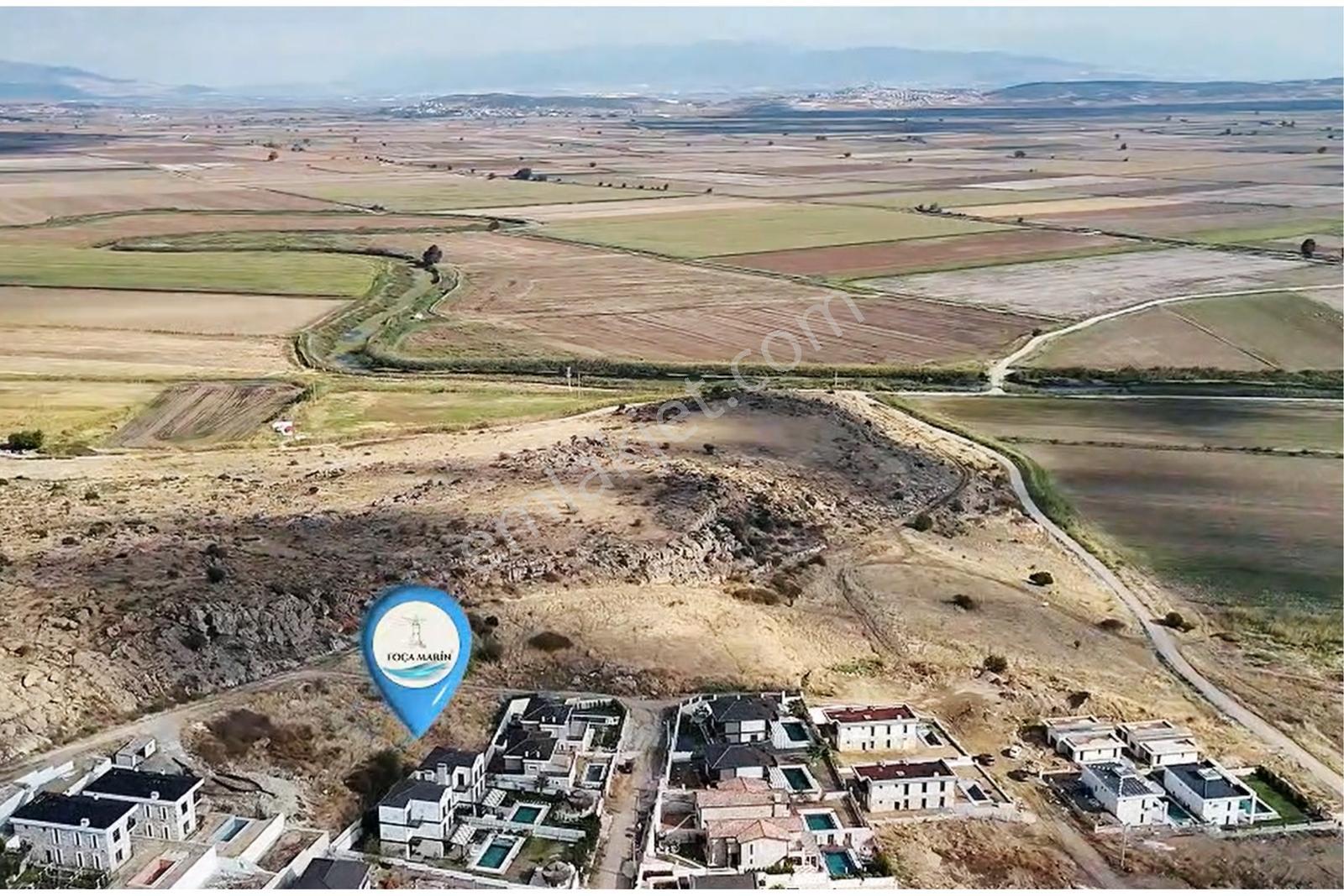 Foçaköy'de 1082 M2 / İki Villa İmarlı Köşe Parsel Satılık Arsa — fotoğraf 3
