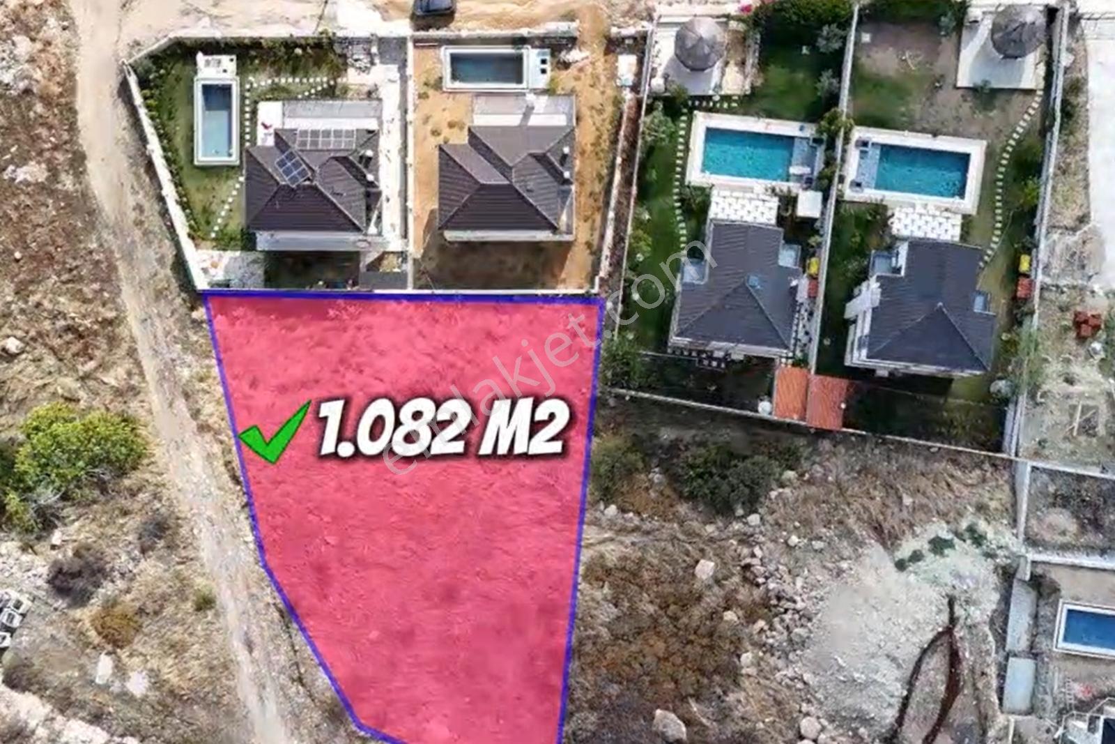 Foçaköy'de 1082 M2 / İki Villa İmarlı Köşe Parsel Satılık Arsa — fotoğraf 5