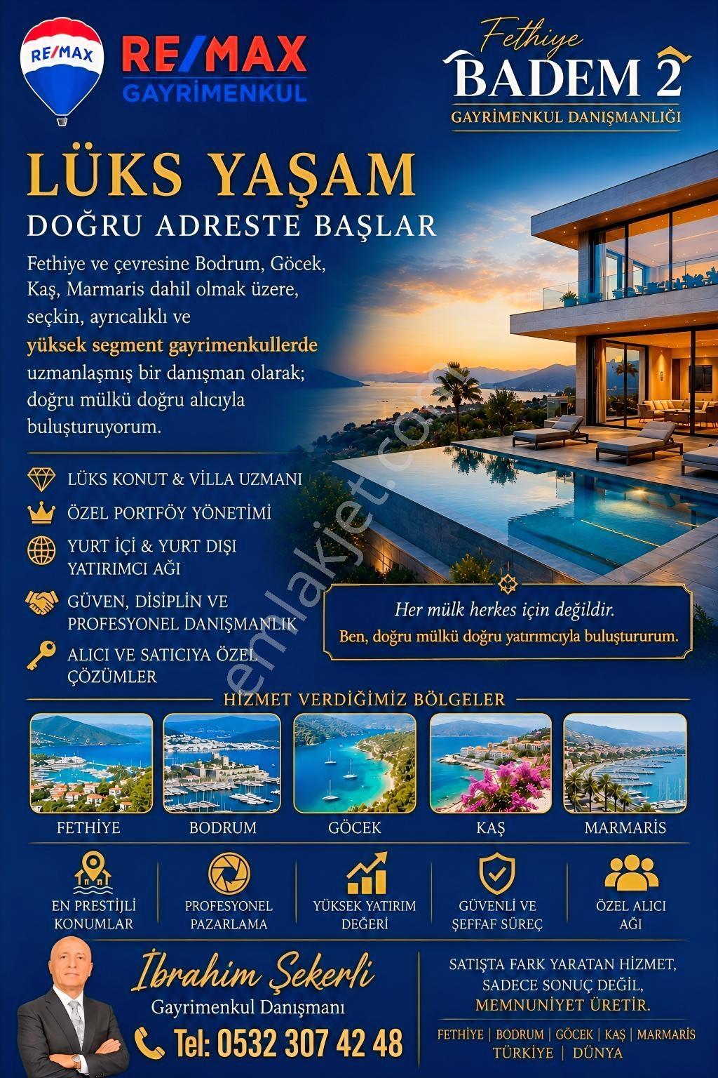 Fethiye Foça'da Arsa Fiyatına Bahçeli 4+1 Tripleks Villa — fotoğraf 14