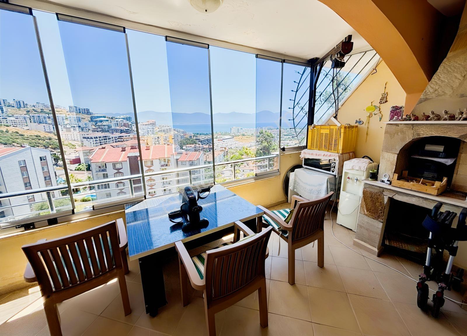 Kuşadası Kadınlar Denizi'nde Satılık Full Deniz Manzaralı 3+2 — fotoğraf 8