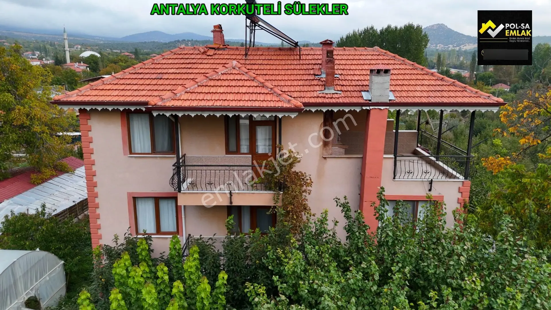 Antalya Korkuteli Sülekler De Satılık Müstakil Ev Ev 2 Katlı 250m2 . 5+1 Arazi 820m2 — fotoğraf 4