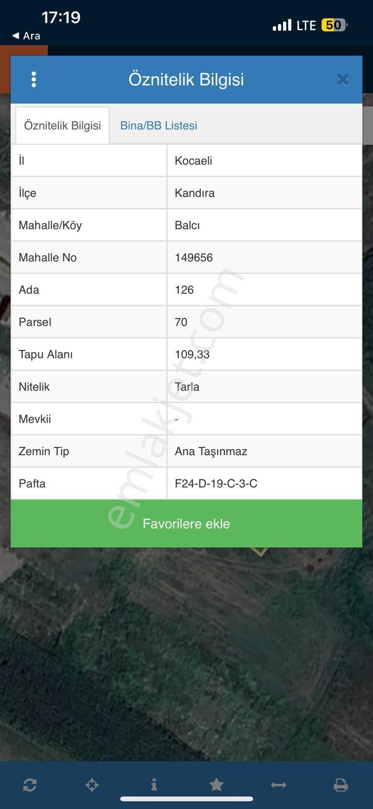 Taşcı Gayrimenkul'den Kandıra Balcıda Satılık 109m2 Tarla — fotoğraf 3