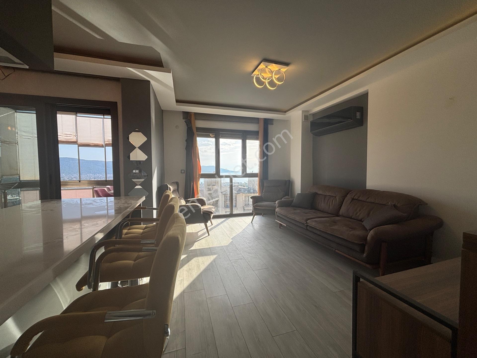 Akbük’te Full Deniz Manzaralı Havuzlu Sitede Satılık Eşyalı 2+1 Daire — fotoğraf 17