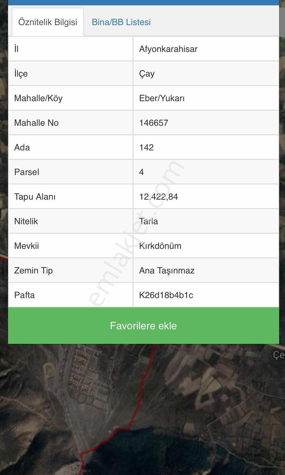 Furkan Emlaktan Eber/yukarı Kırkdönüm Mevki 12.422 M² Tarla — fotoğraf 5
