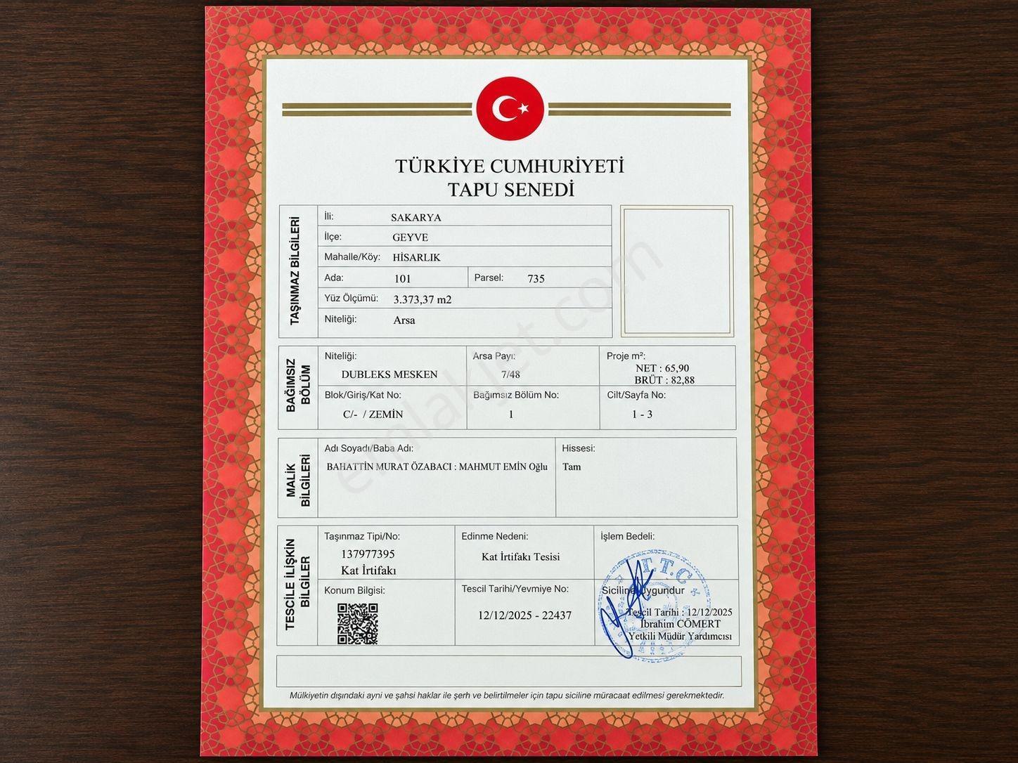 Sakarya Hisarlık 491m2 Arsa İçinde 2 Katlıev Projeli Fırsat Arsa — fotoğraf 21