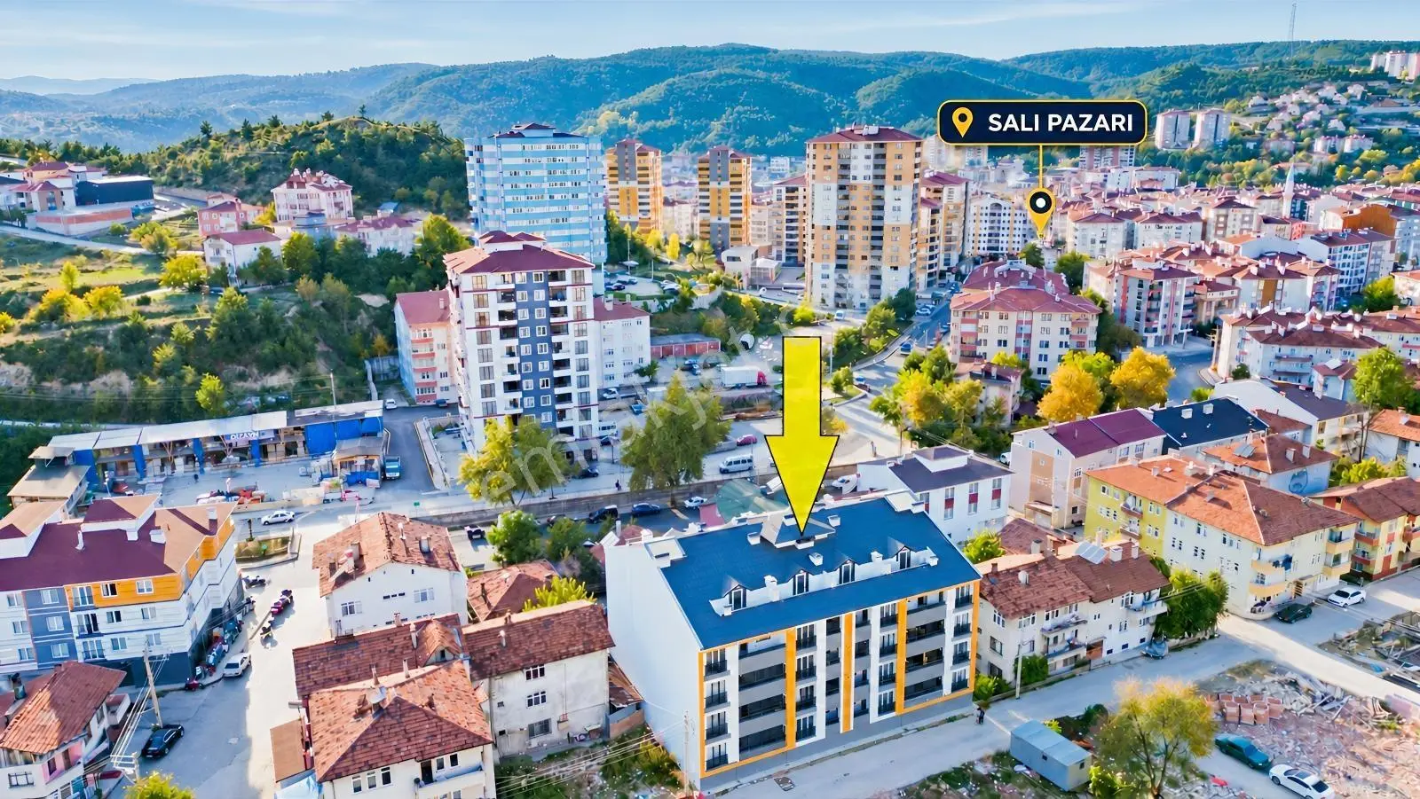 Garanti Emlak'Tan Salı Pazarı Süt Fab. Mevki 2+1 Teraslı Dubleks