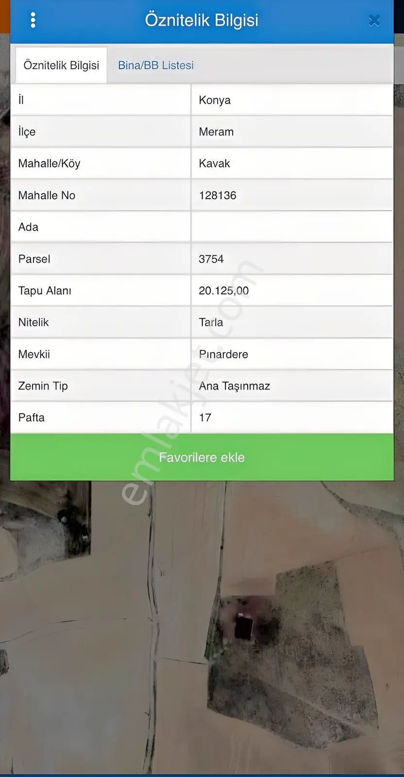 20.125 M2 Satılık Müstakil Tapulu Tarla — fotoğraf 2