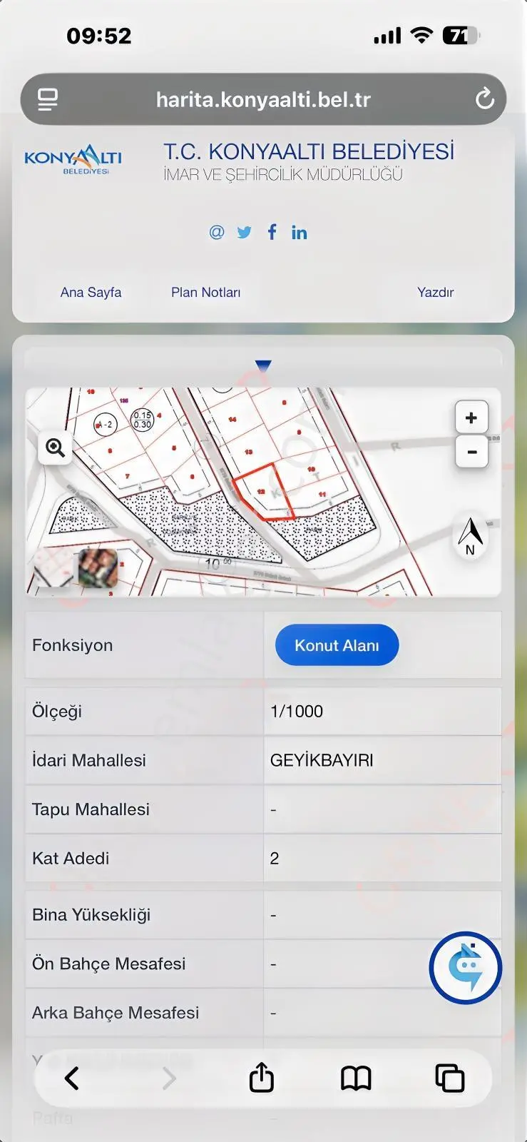 Geyikbayırı Mahallesinde Yatırımlık Köşe Parsel Arsa — fotoğraf 3