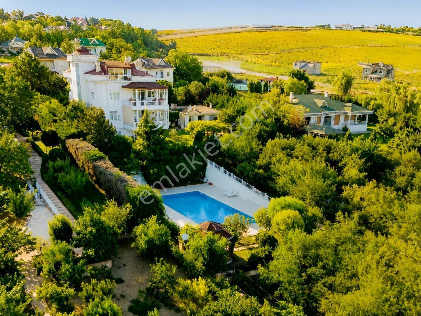 Çatalca İzzettin'de 4013m² Arsalı, Havuzlu, 14 Odalı Süper Villa — fotoğraf 18