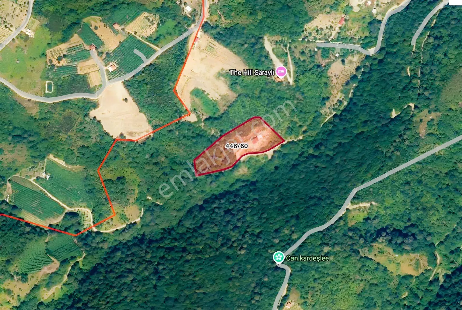 Gölcük Saraylı Hamamderede 8.453 M² Satılık Arsa Dubleks Ev — fotoğraf 3