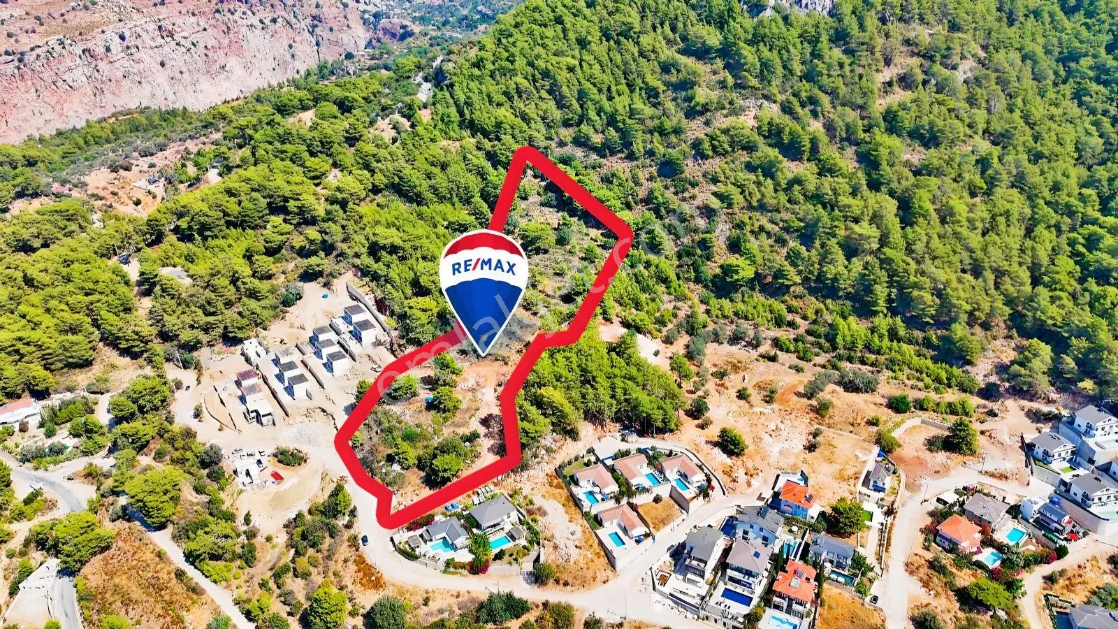 Fethiye Faralyada Deniz Manzaralı, Turizm İmarlı Satılık Arsa — fotoğraf 2