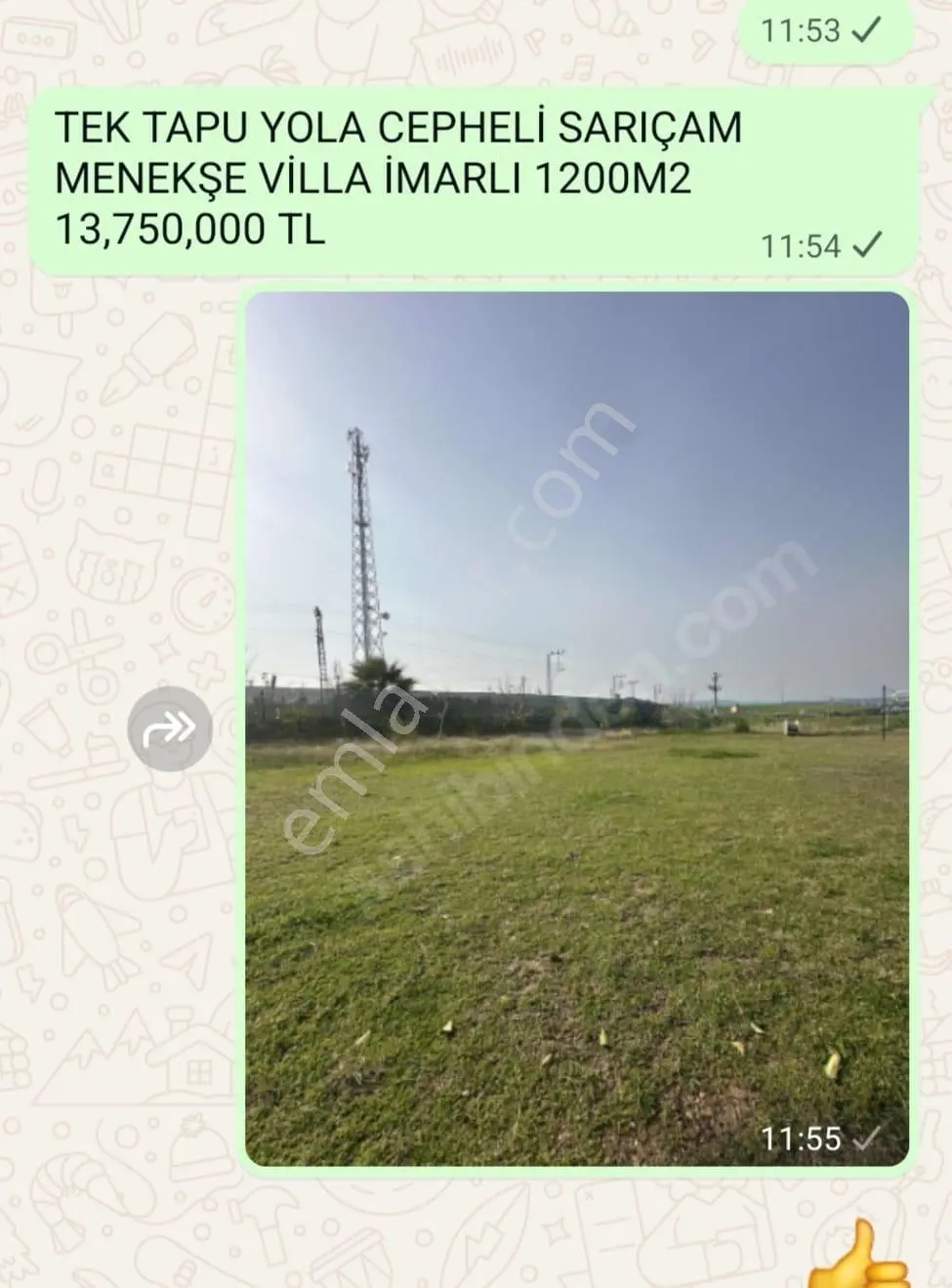 Kaçmaz Kelepir Tek Tapu Sarıçam Çınarlı Enuygun 499 M2 Villalık Ve Diğer Arsalar. — fotoğraf 2