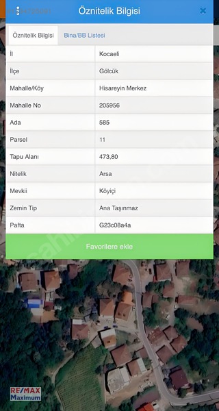 Gölcük Hisareyin Merkezde Satılık Konut İmarlı 473 M2 Arsa — fotoğraf 12