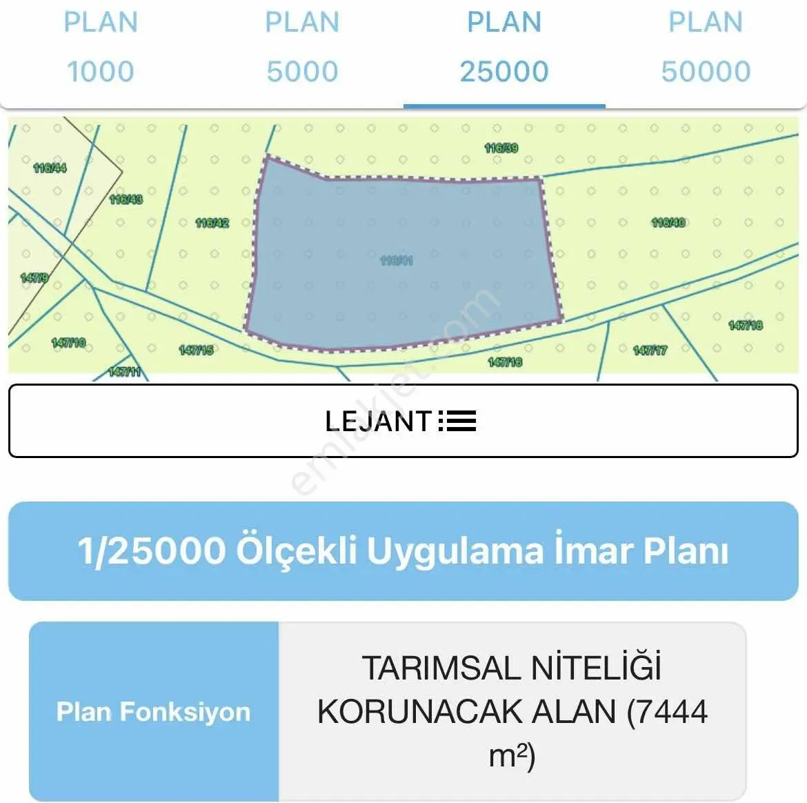 Rw Nova'dan Yola Cephe Tatlı Eğimli 7443 M2 Satılık Arazi — fotoğraf 5