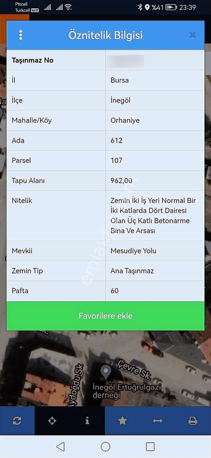 Rw Nova 'dan Orhaniye Mh.gazimagosa Cad. Satılık Arsa 962 M² — fotoğraf 11