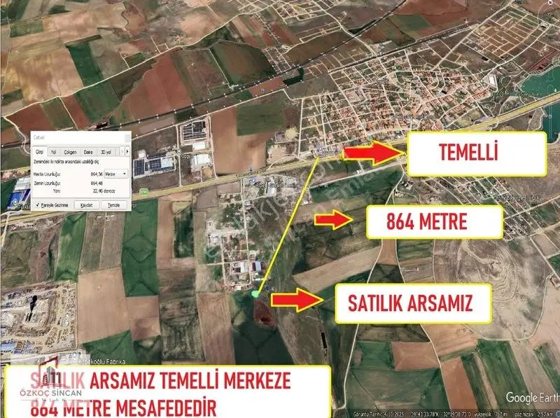 Özkoç'tan Cumhuriyet'te Tek Tapu 620m2 3 Kat Konut İmarlı Arsa — fotoğraf 12
