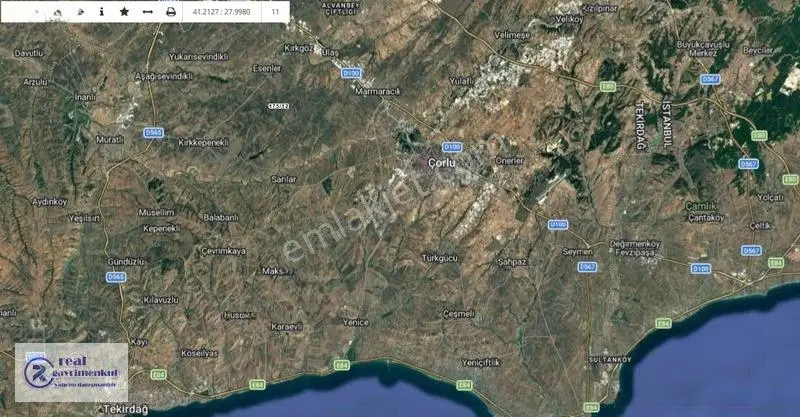 Tekirdağ Ergene Esenler Köyünde Satılık 17.936m2 Tarla — fotoğraf 2