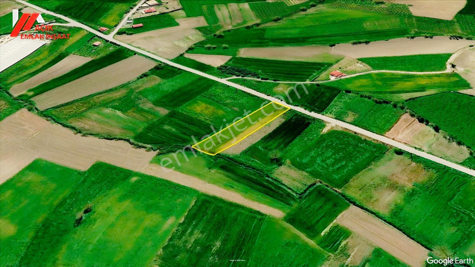 Sakarya Kaynarcada Yola Cepheli, Az Eğimli 2.400 M² Tarla — fotoğraf 4