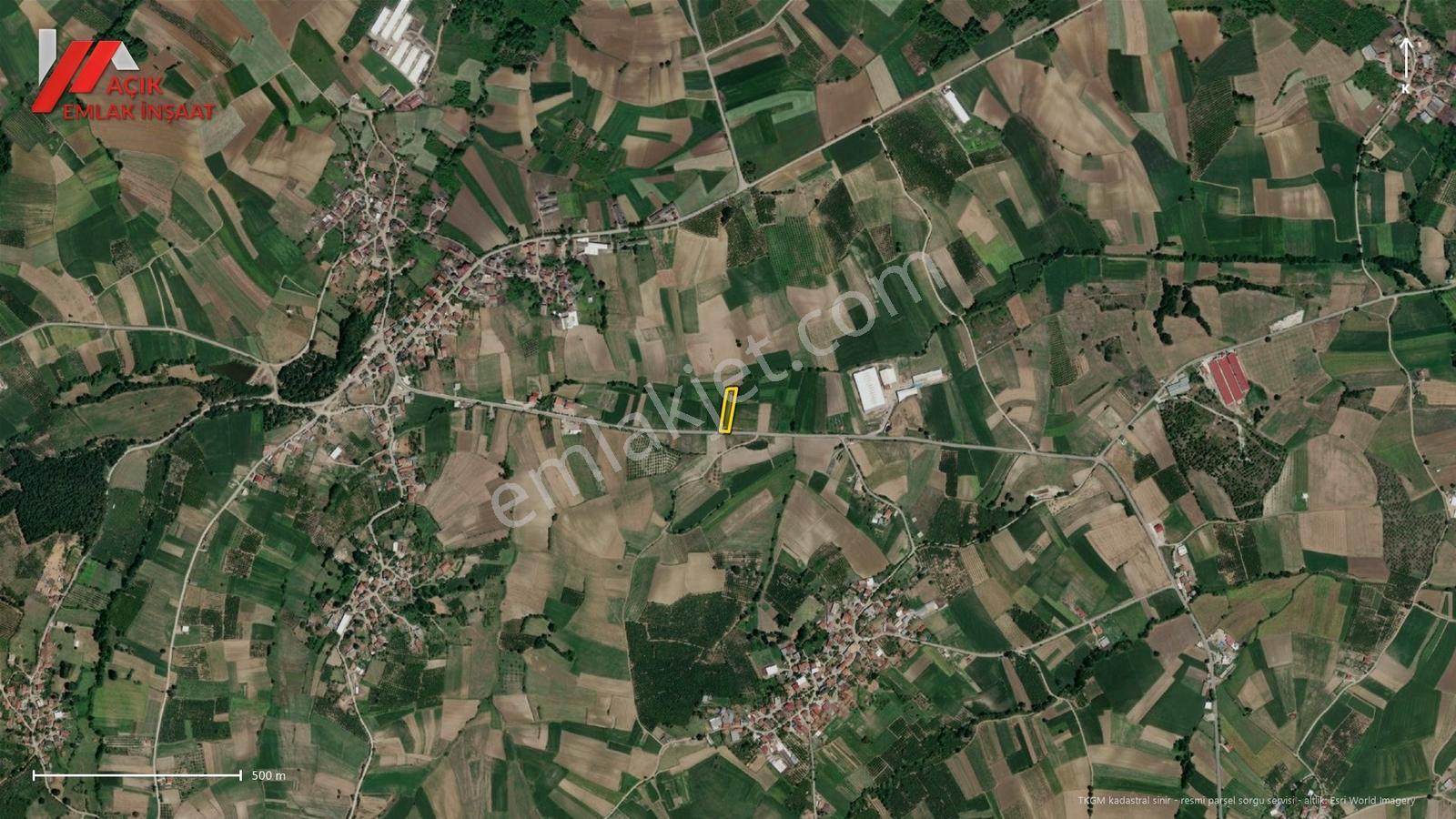 Sakarya Kaynarcada Yola Cepheli, Az Eğimli 2.400 M² Tarla — fotoğraf 11