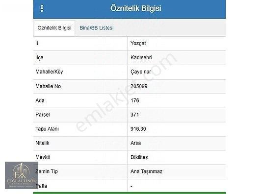 Yozgat Kadışehri Çay Pınarın Da 916 M2 İmarlı Konut Arsası — fotoğraf 2