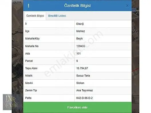 Beşikköy'de Satılık 15.794 M² Resmi Yollu Tarla — fotoğraf 4