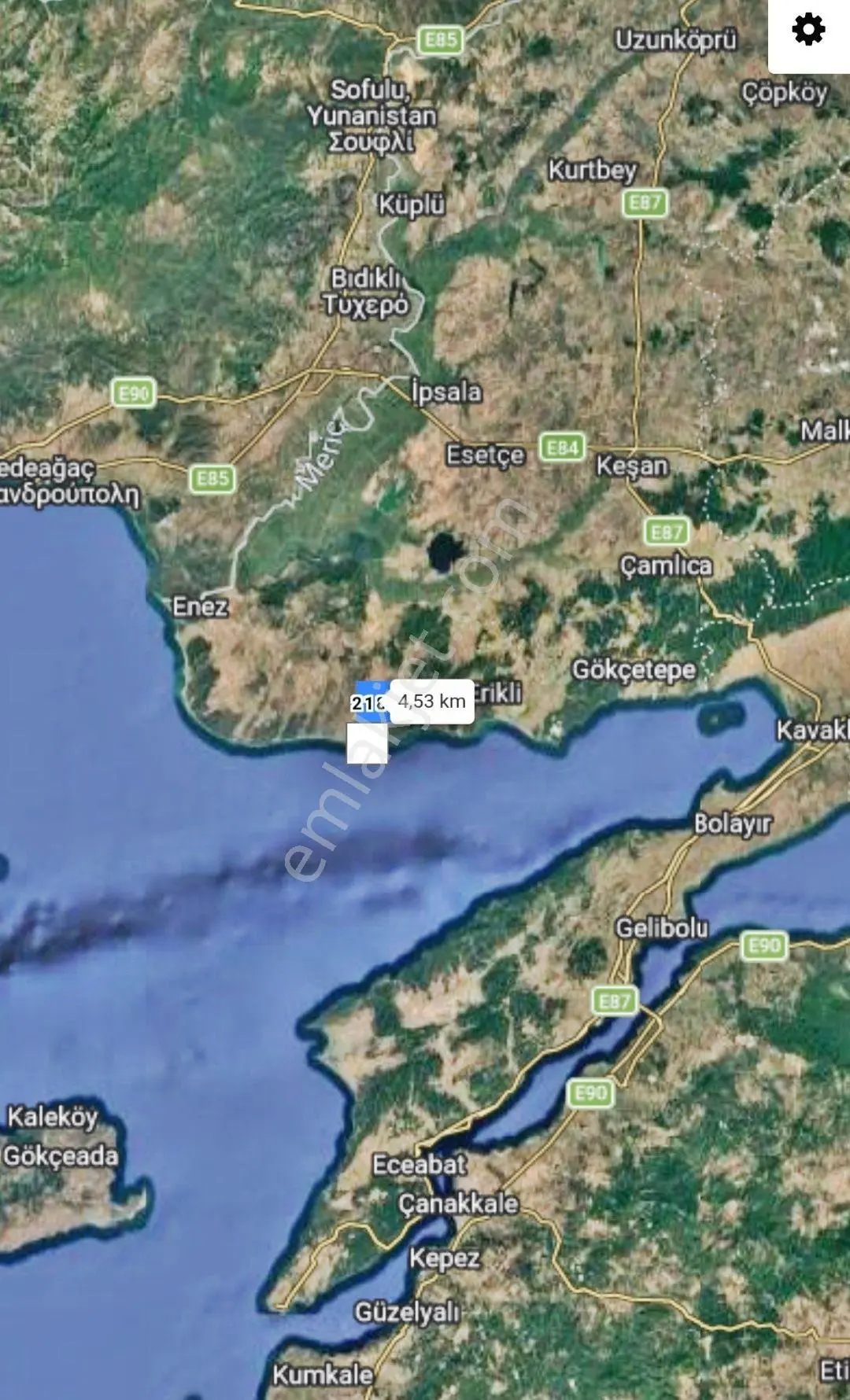 Edirne Enez Karaincirli Köyünde 1540,m2-bahçe — fotoğraf 11