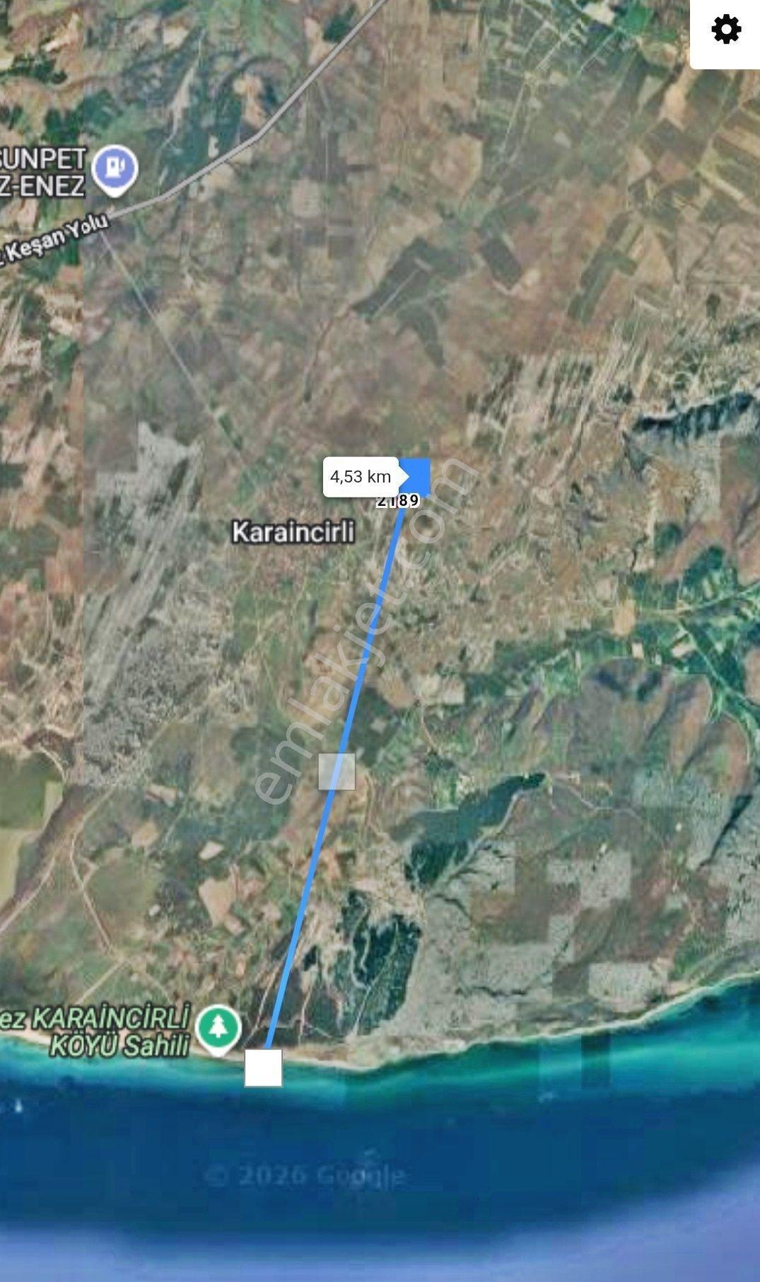 Edirne Enez Karaincirli Köyünde 1540,m2-bahçe — fotoğraf 21