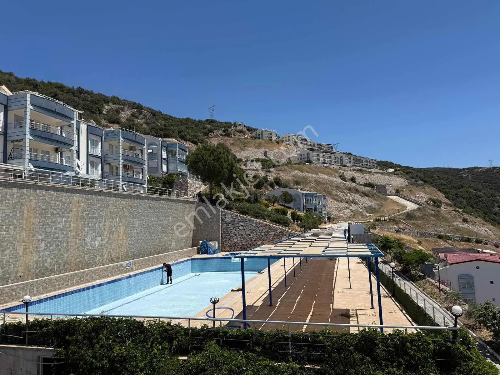Didim Akbükte Ful Deniz Manzaralı Havuzlu Eşyalı 2+1 Dubleks — fotoğraf 2