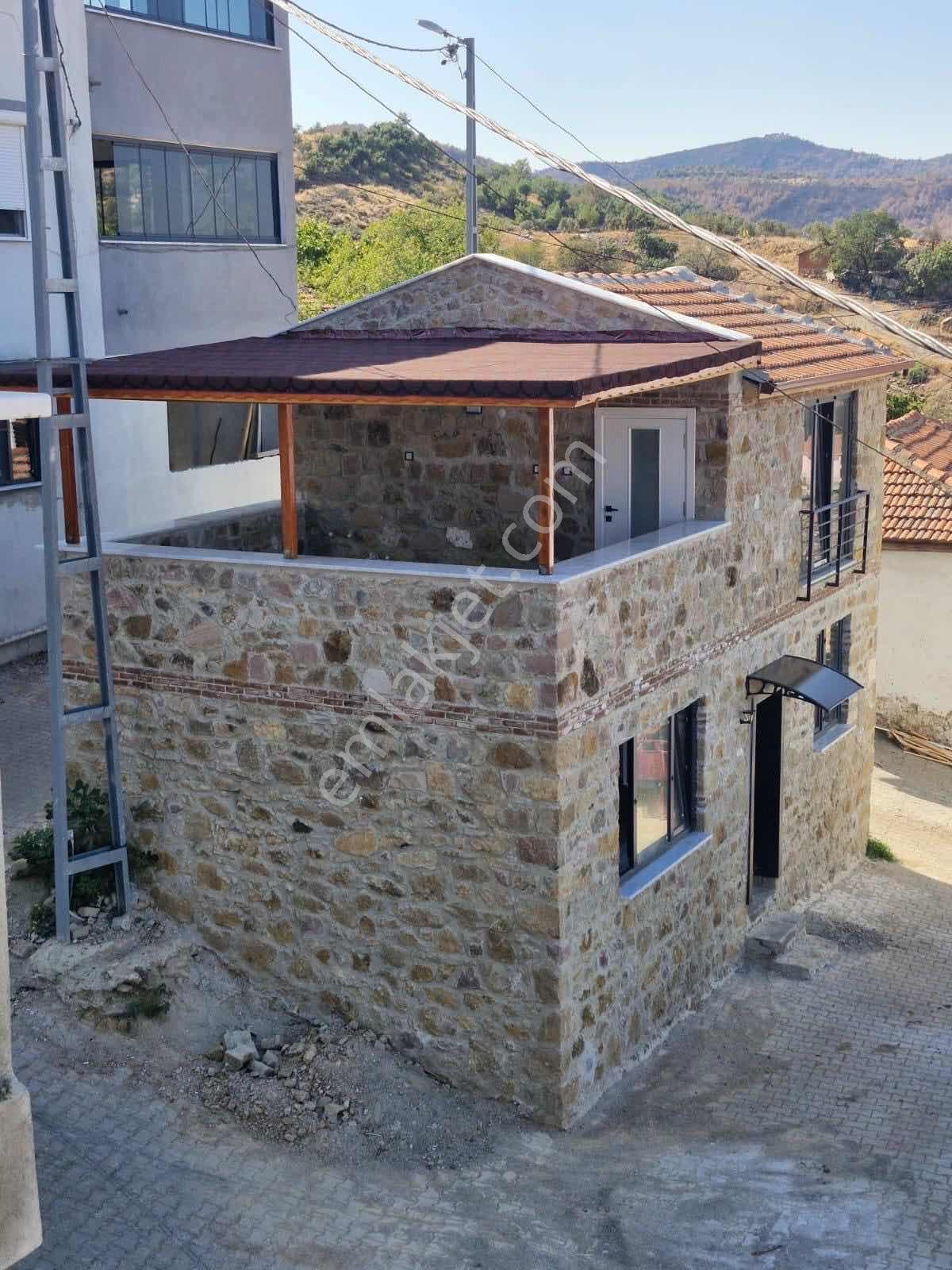Deniz Manzaralı Teraslı Sıfır Müstakil Taş Ev — fotoğraf 7