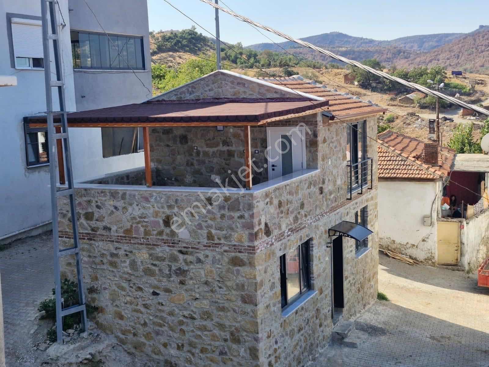 Deniz Manzaralı Teraslı Sıfır Müstakil Taş Ev — fotoğraf 19