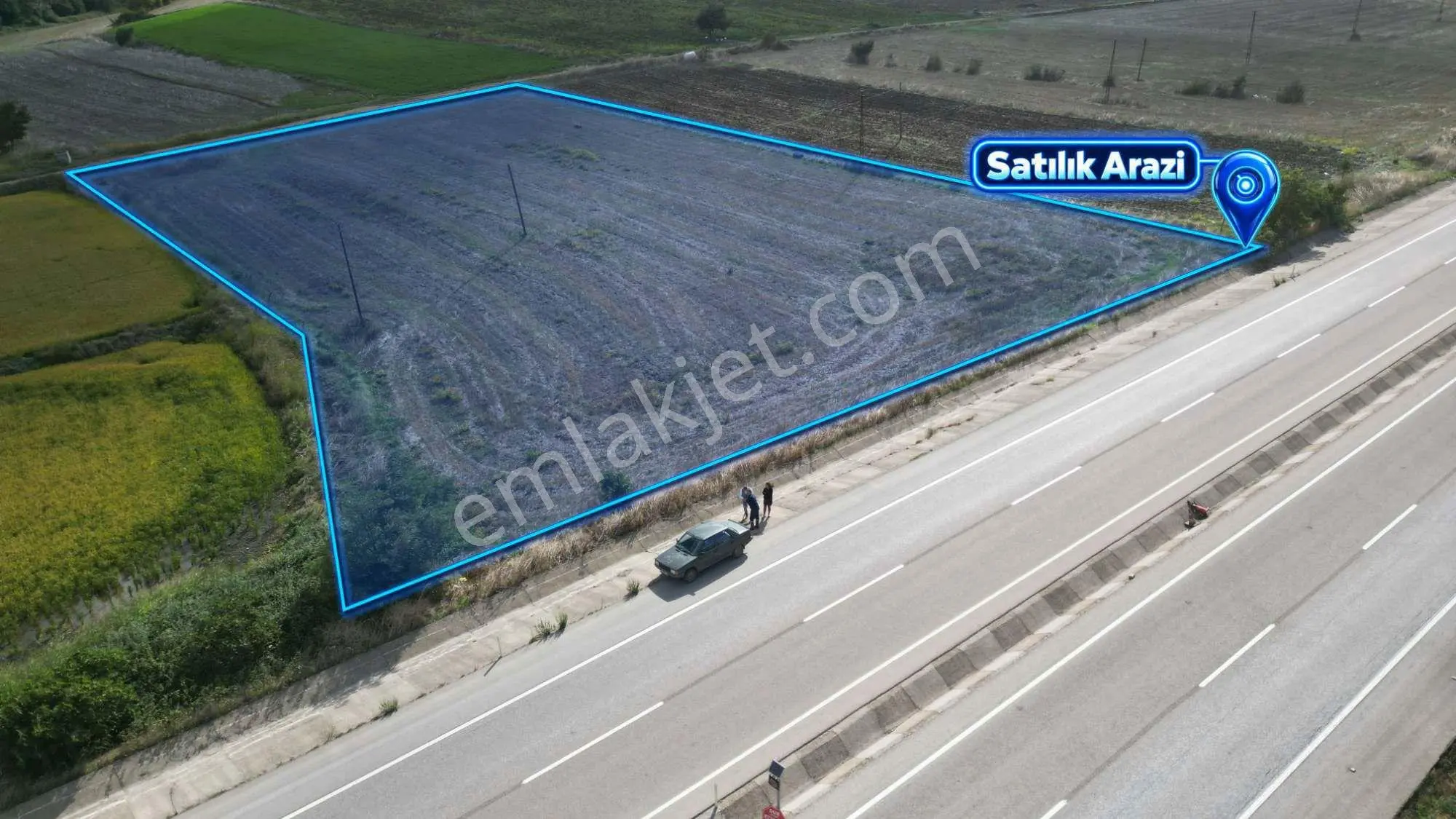 Biga Koruoba’da Ana Asfalta Cephe 6.143 M² Satılık Arazi — fotoğraf 8