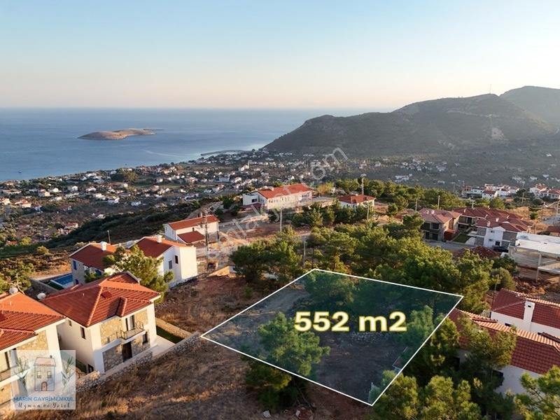 Marinden Palamutbükü'nde 552m2 Deniz Manzaralı İmarlı Parsel — fotoğraf 3