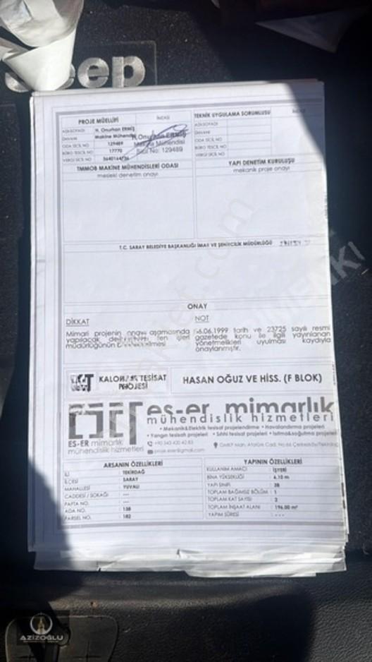 Saray Yuvalıda Satılık 250 M² Ruhsat Alınmış Projeli İmarlı Arsa — fotoğraf 24