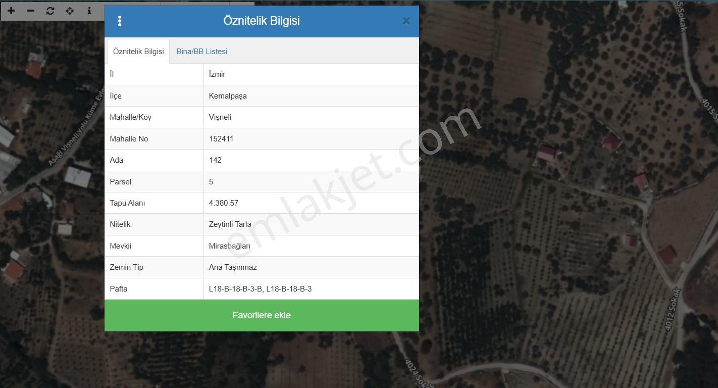 Muga'dan Kemalpaşa Vişnelide 4.380 M2 Satılık Zeytinli Tarla — fotoğraf 16