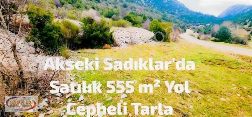 Antalya Akseki Sadıklarda Satılık 555 M Yol Cepheli Tarla Kaçmaz — fotoğraf 3