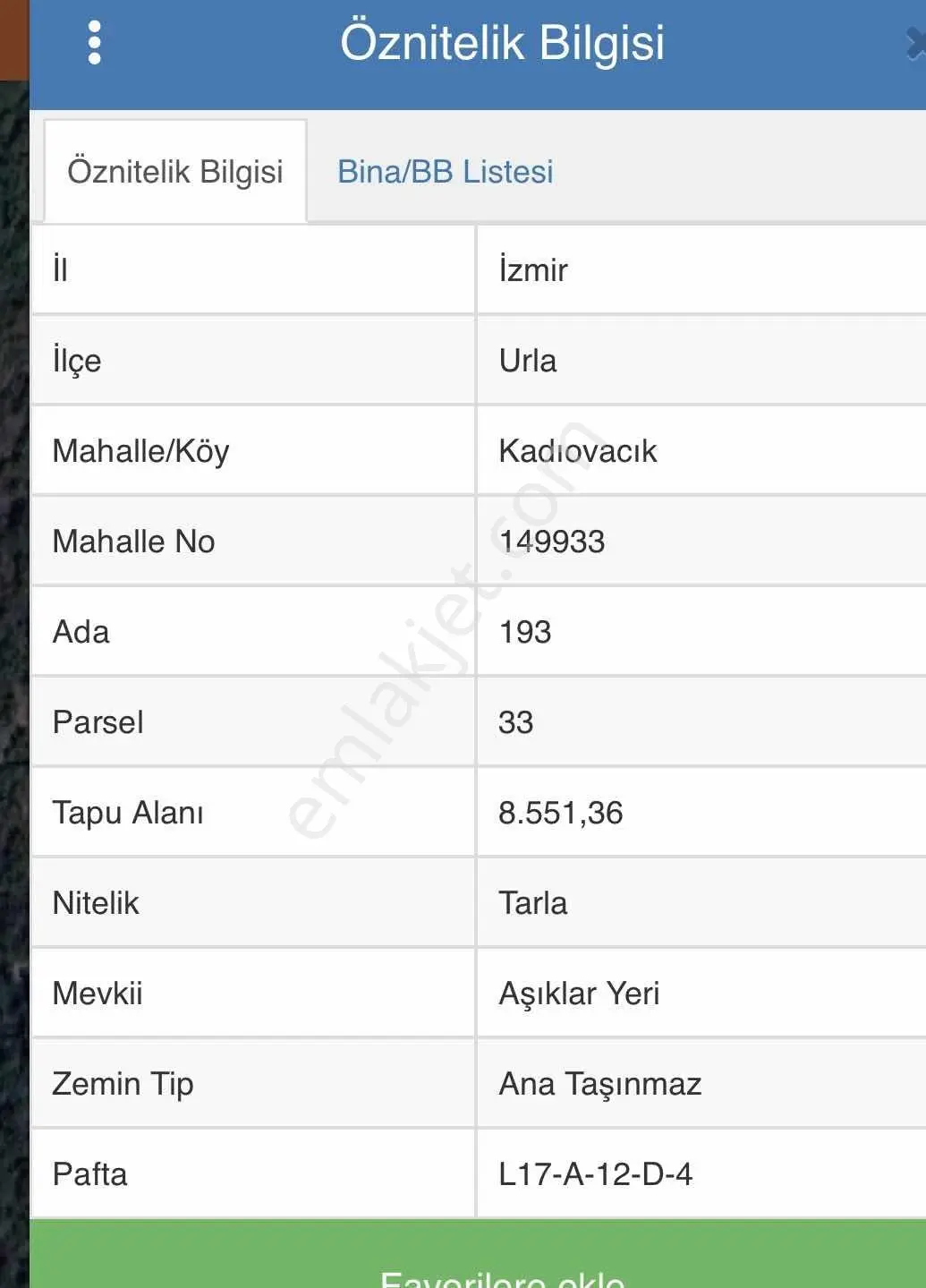 10 Urla Kadıovacık Köyünde 8551 M2 Satılık Tarla — fotoğraf 5