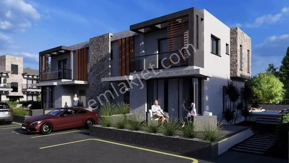 Hayalet Şehir Maraş'a Yakın Havuzlu 3+1 İkiz Villa, Derinya Gazimağusa Kıbrıs — fotoğraf 4