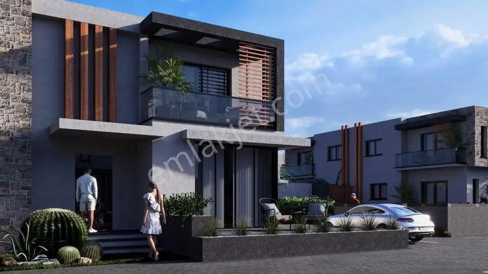 Hayalet Şehir Maraş'a Yakın Havuzlu 3+1 İkiz Villa, Derinya Gazimağusa Kıbrıs — fotoğraf 5