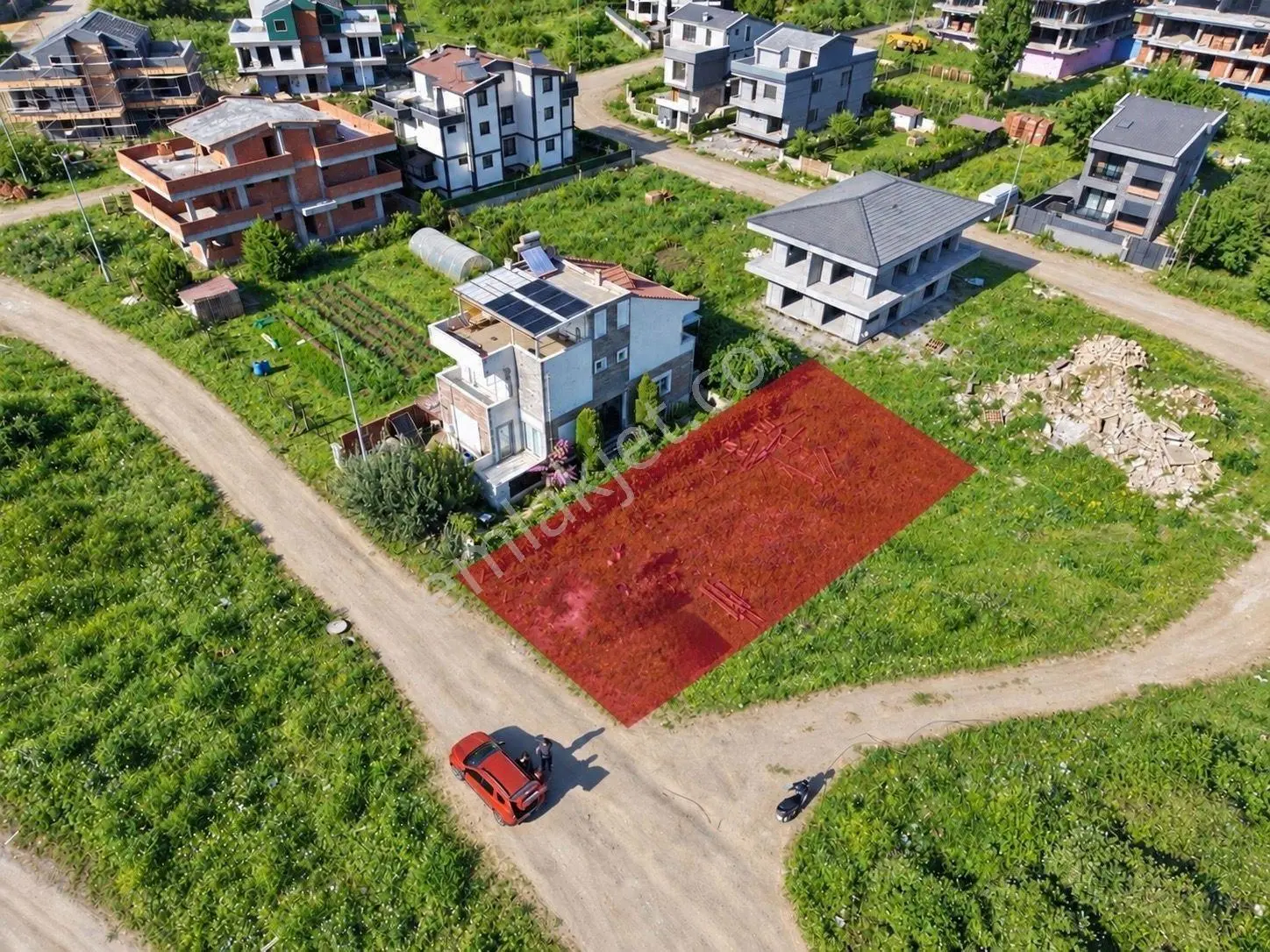 Mera Emlaktan Hamidiye Mah. 2 Villalık 324m2 E:0.75 İmarlı Arsa — fotoğraf 16