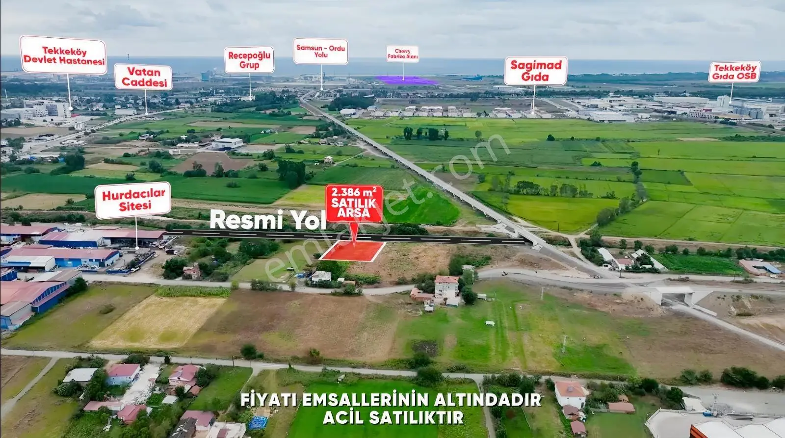 Sanayi İmarlı,osb, Hastane, Tcdd Yanı,eğimsiz — fotoğraf 2