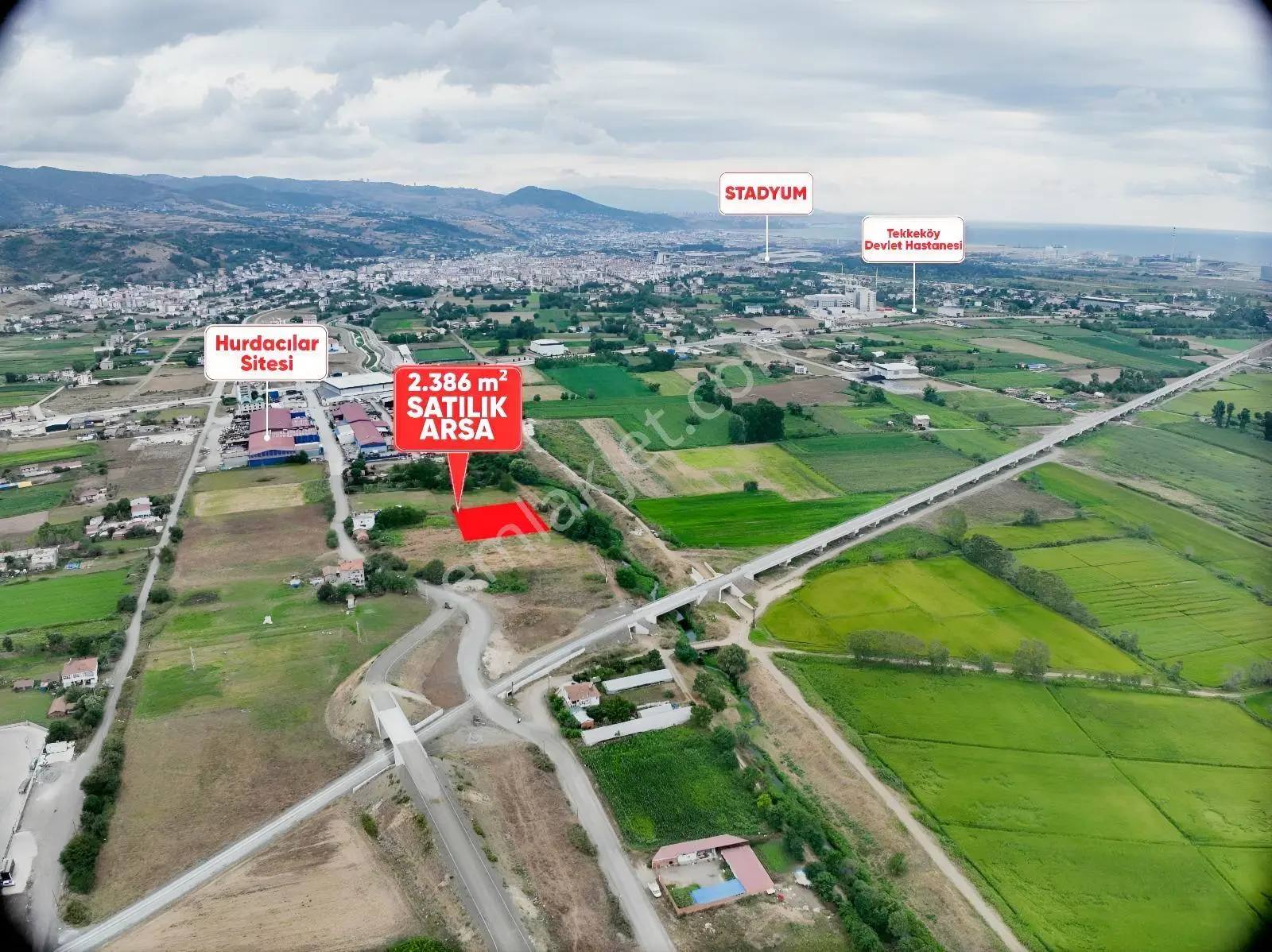 Sanayi İmarlı,osb, Hastane, Tcdd Yanı,eğimsiz — fotoğraf 3
