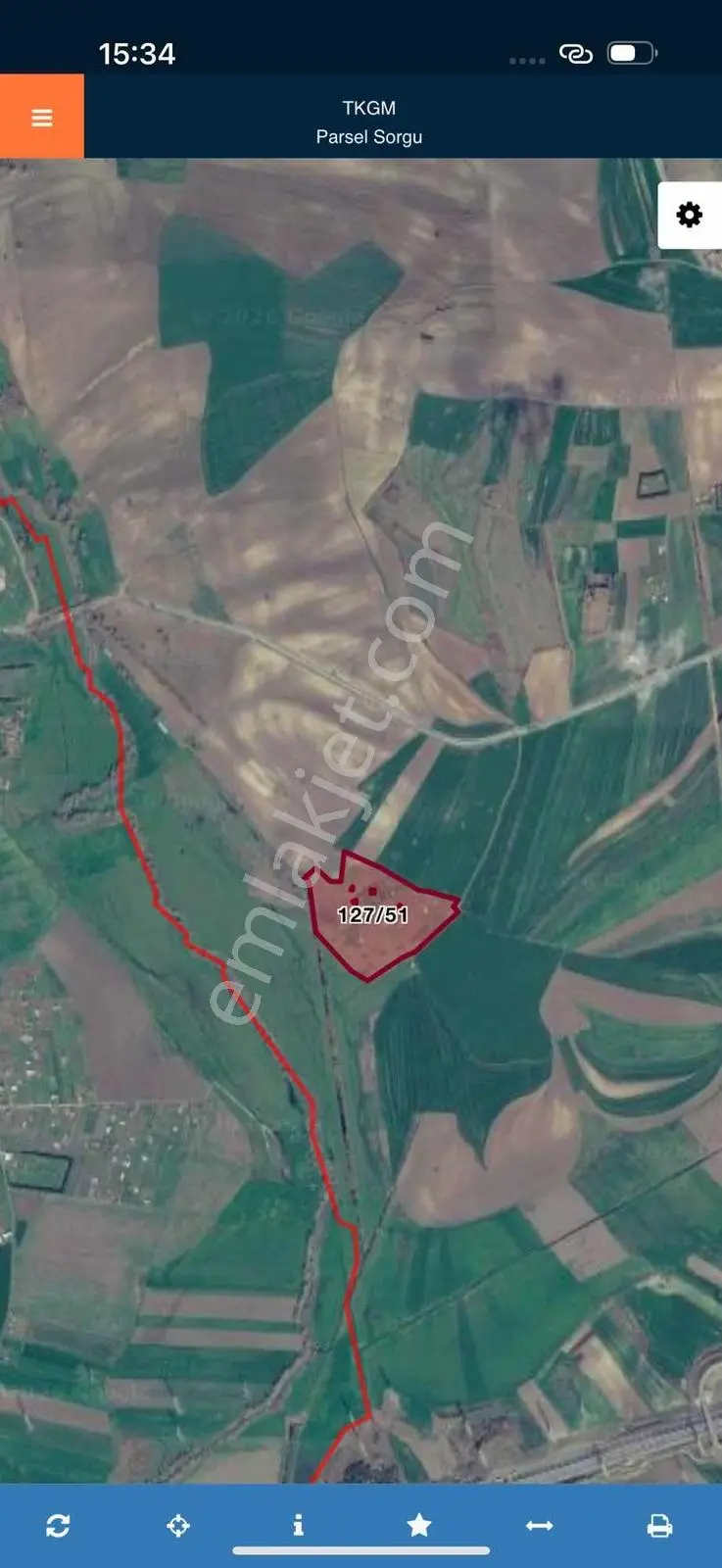Acil İhtiyaçtan Satılık Çatalca Nakkaş 1000m2 Yatırımlık Arsa — fotoğraf 2