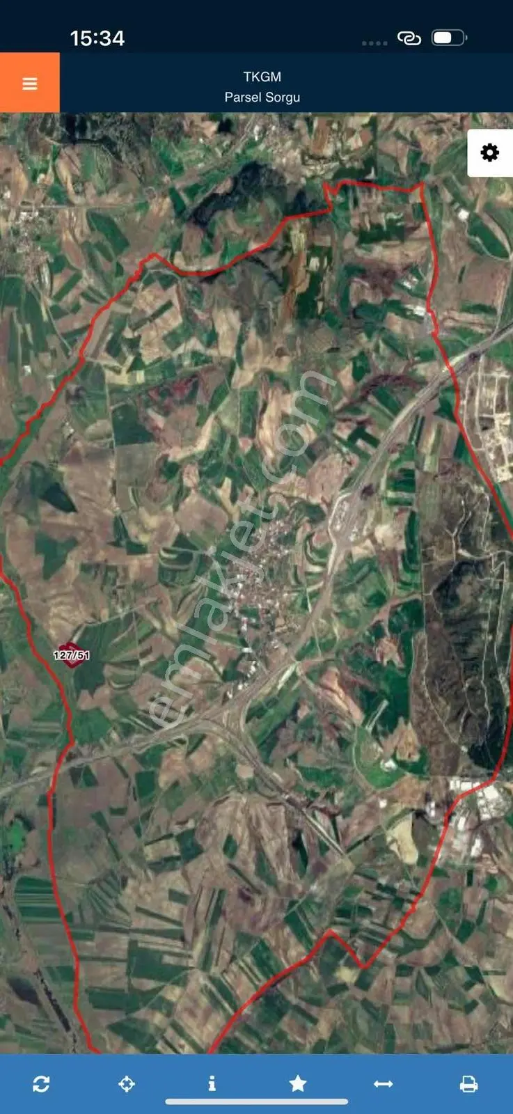 Acil İhtiyaçtan Satılık Çatalca Nakkaş 1000m2 Yatırımlık Arsa — fotoğraf 3