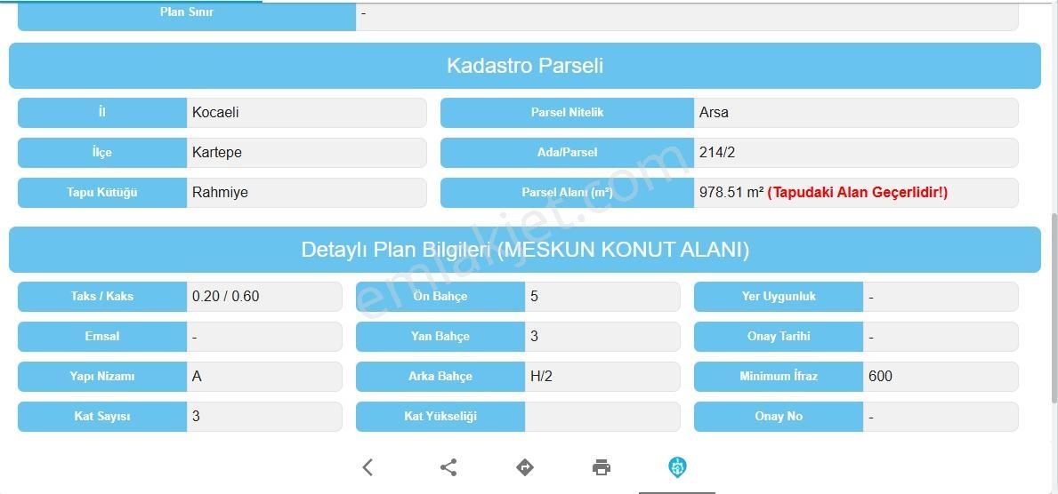 Kartepe'de Satılık 0.60 Emsal Manzaralı Arsa — fotoğraf 31