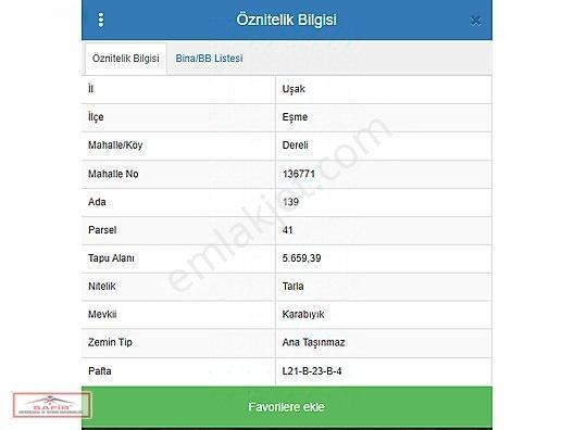 Safir* Eşmede Satılık Müstakil Tapulu Yatırımlık Tarla — fotoğraf 4