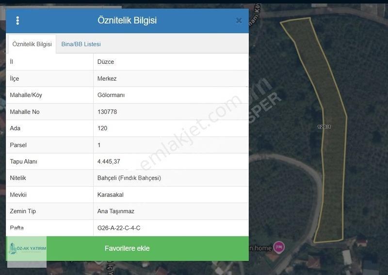 Öz-ak Tan Gölormanında 3-4 Parsele Bölünebilir 4.445 M2 Arsa — fotoğraf 22