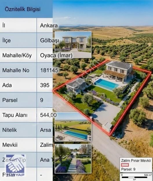 Turyap'Tan Oyaca'Da Satılık 544M2 Arsa