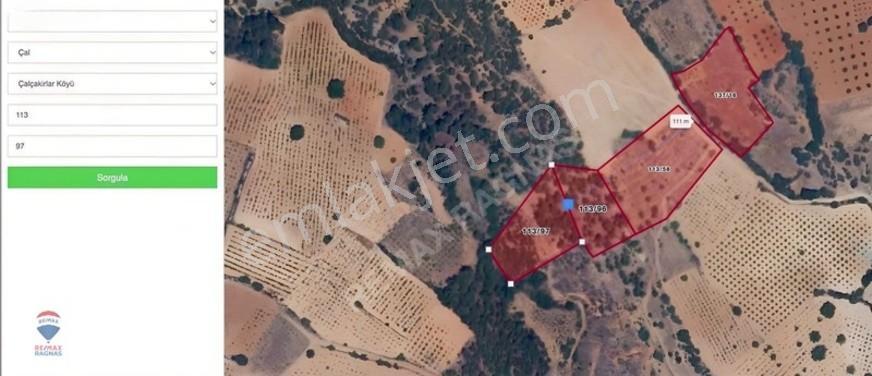 Denizli Çal Çakırlar Mh 2.928 M2 Resmi Yola 2 Parsel Satılık Bağ — fotoğraf 4