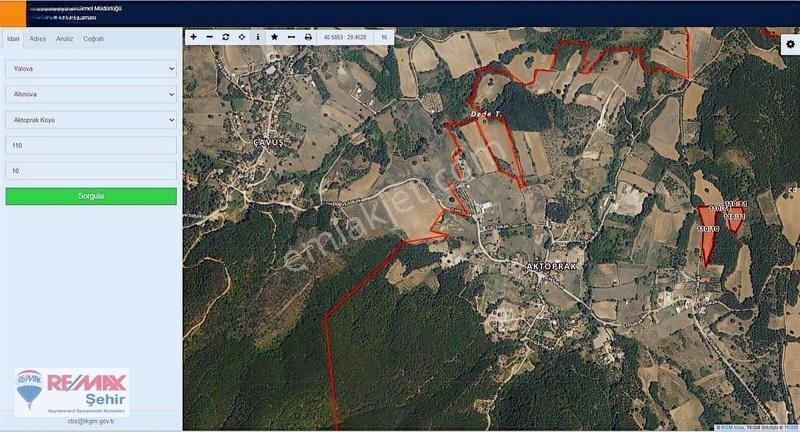 Yalova Altınova Aktoprak Köyünde 12.556m2 Satılık Tarla — fotoğraf 2