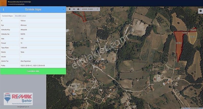 Yalova Altınova Aktoprak Köyünde 12.556m2 Satılık Tarla — fotoğraf 5